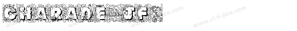 Charade JF字体转换